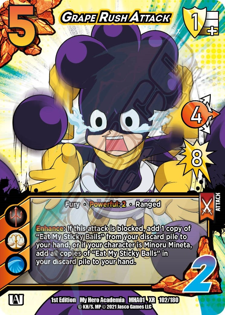 Grape Rush Attack (XR) (102) [MHA] - UniVersus Single