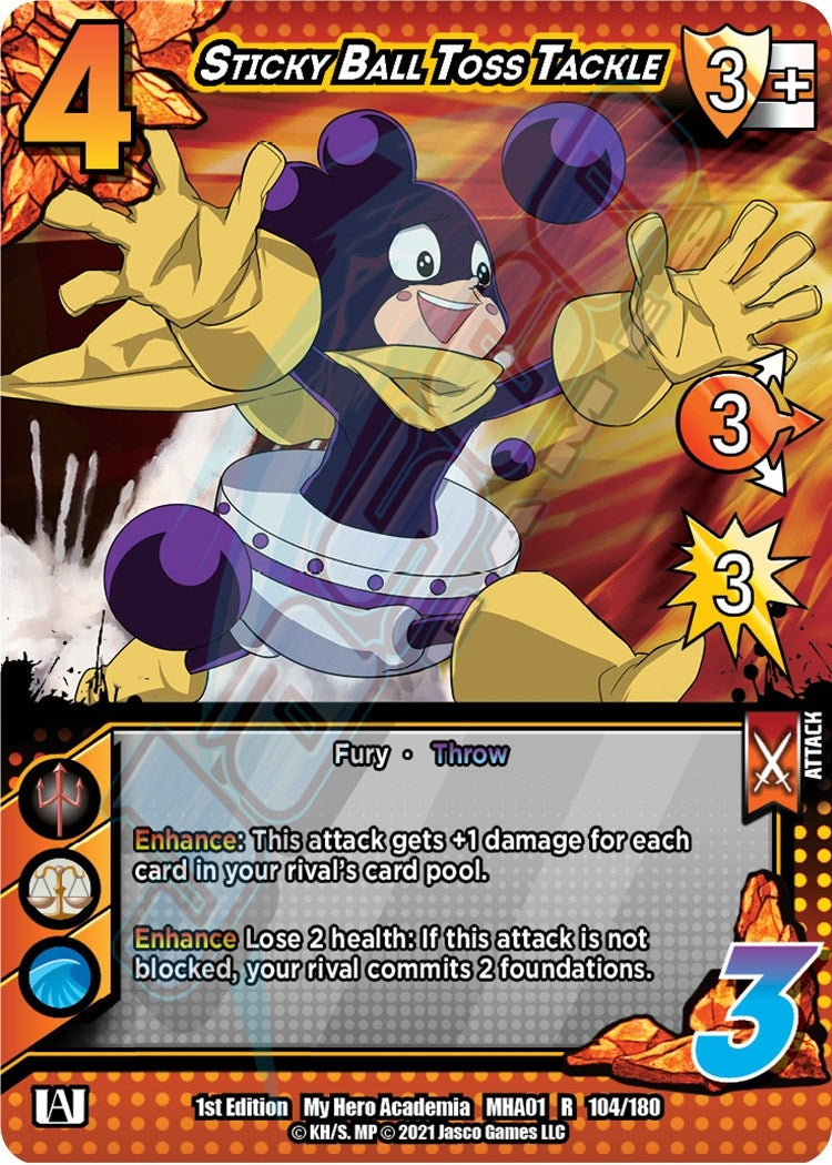Sticky Ball Toss Tackle (104) [MHA] - UniVersus Single