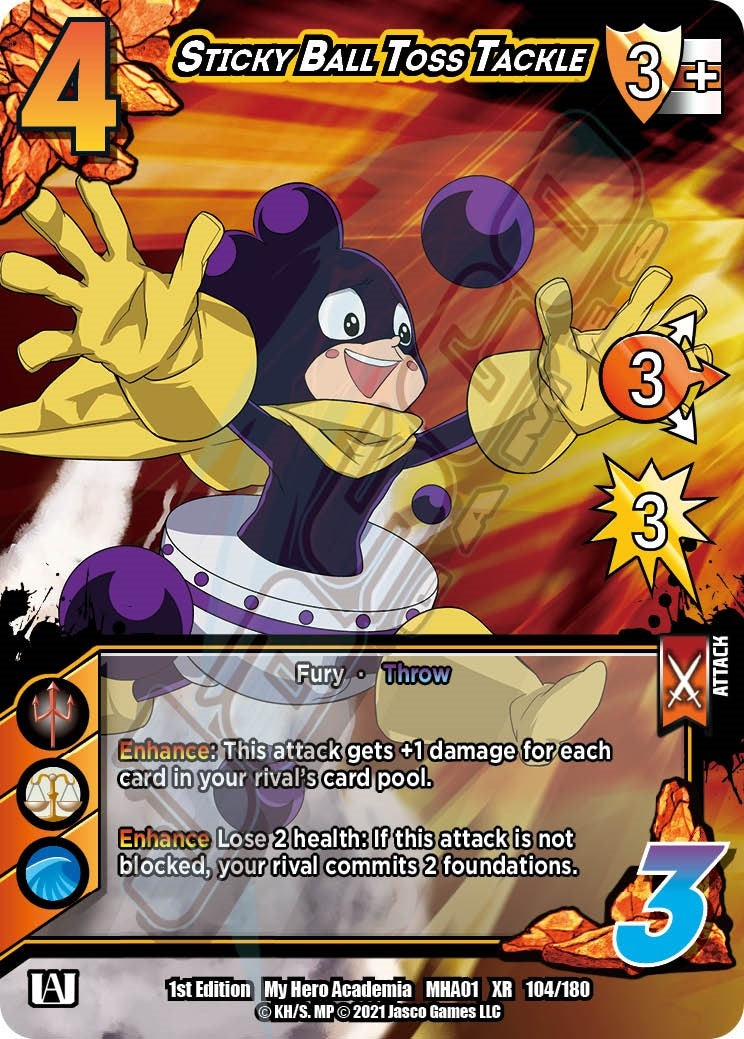 Sticky Ball Toss Tackle (XR) (104) [MHA] - UniVersus Single