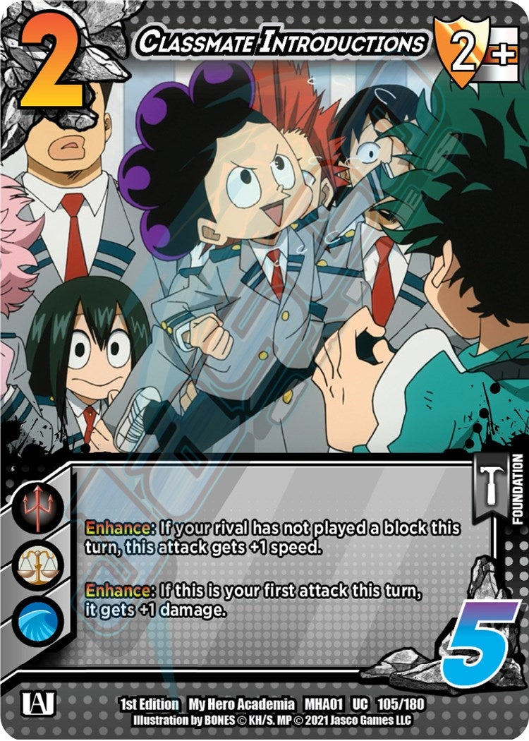 Classmate Introductions (105) [MHA] - UniVersus Single