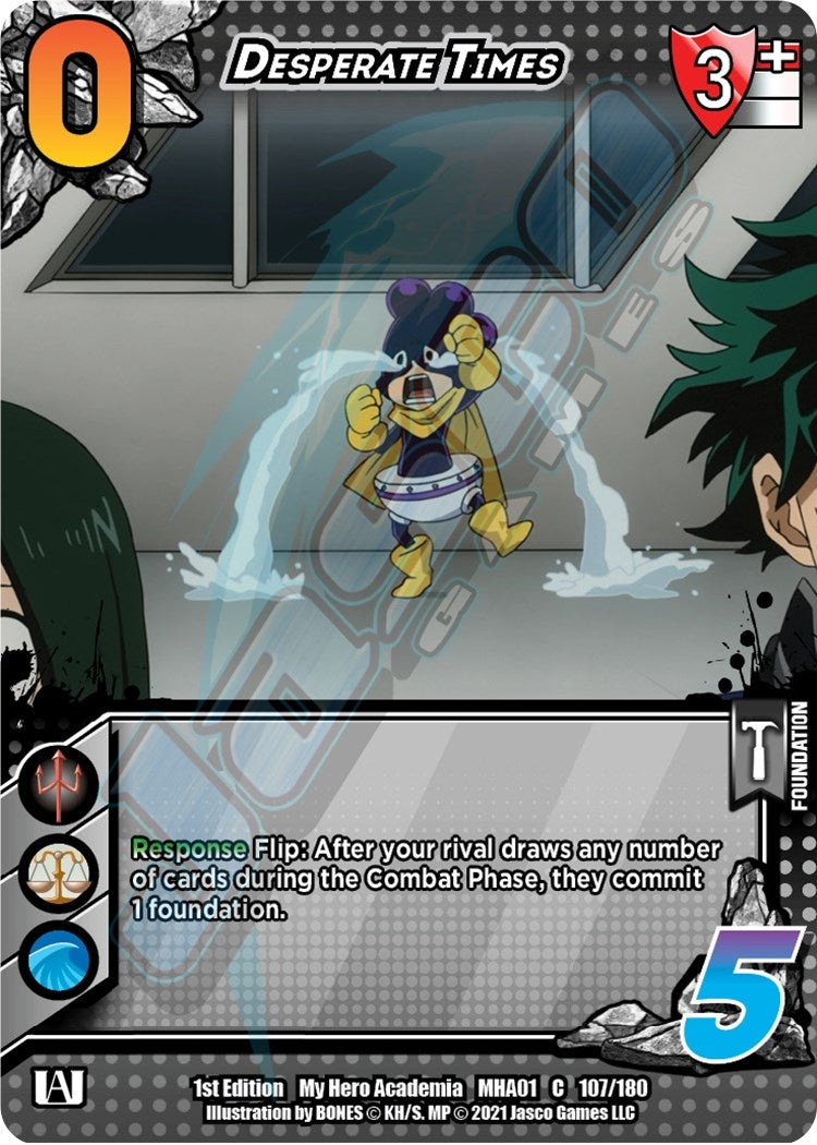 Desperate Times (107) [MHA] - UniVersus Single