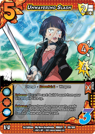 Unwavering Slash (96) [MHA] - UniVersus Single