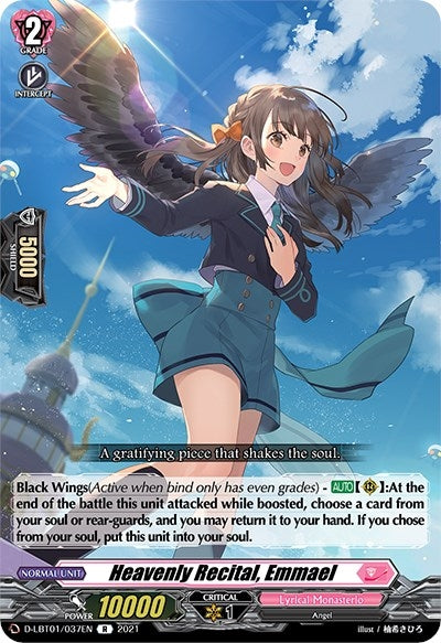 Heavenly Recital Emmael (1037) [D-LBT01] - Cardfight Vanguard Single