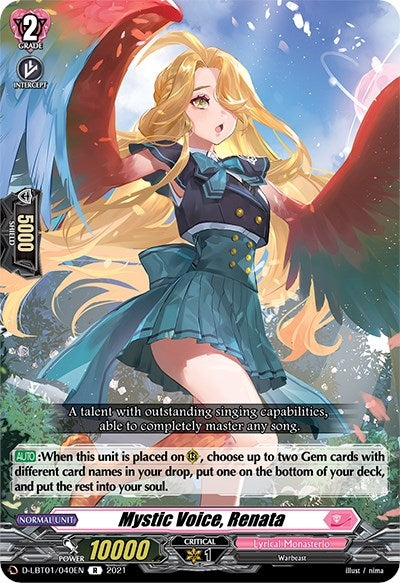 Mystic Voice Renata (1040) [D-LBT01] - Cardfight Vanguard Single
