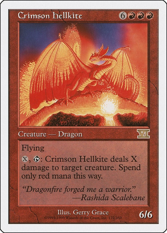 Crimson Hellkite (172) [6ED] - MTG Single