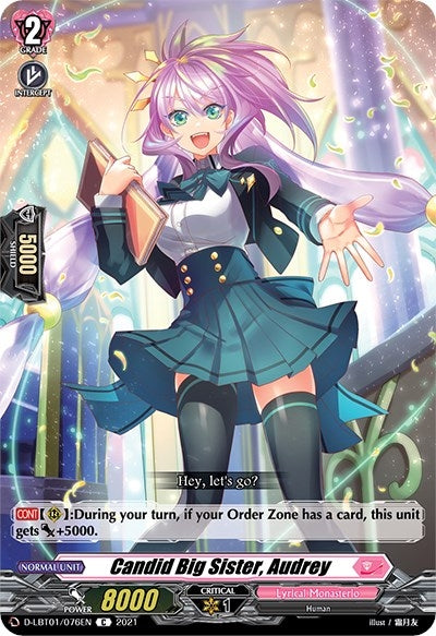 Candid Big Sister Audrey (1076) [D-LBT01] - Cardfight Vanguard Single
