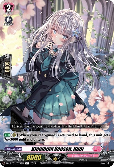 Blooming Season Rudi (1077) [D-LBT01] - Cardfight Vanguard Single