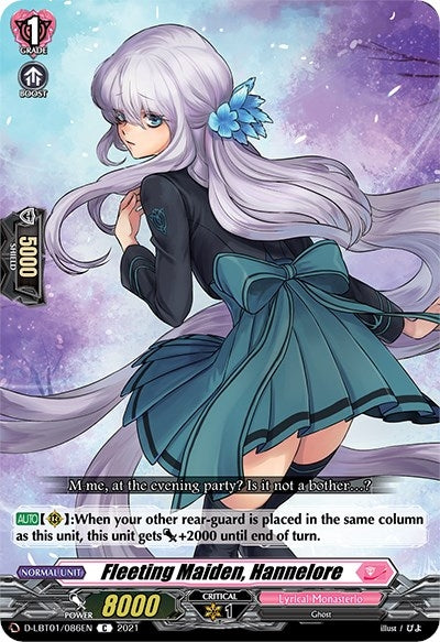 Fleeting Maiden Hannelore (1086) [D-LBT01] - Cardfight Vanguard Single