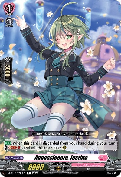 Appassionato Justine (1096) [D-LBT01] - Cardfight Vanguard Single