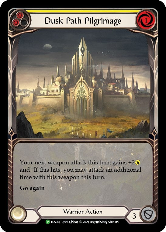 Dusk Path Pilgrimage (Yellow) (61) [PR] - Flesh and Blood TCG Single