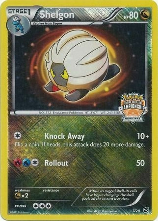 Image for Shelgon - 7/20 (Regional Championships) (007/020) (League & Championship Cards) - Pokemon