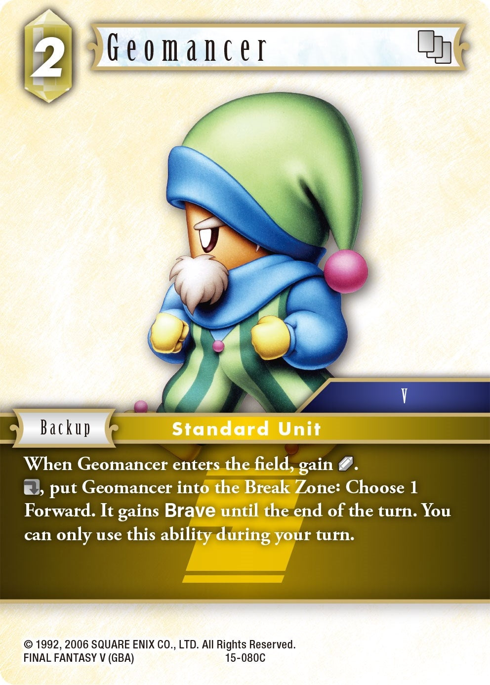 Geomancer (15) [15] - Final Fantasy TCG Single