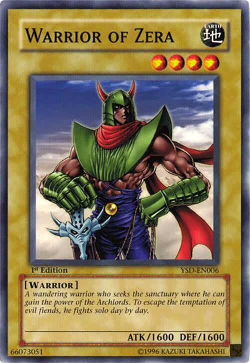 Warrior of Zera (6) - YuGiOh Single