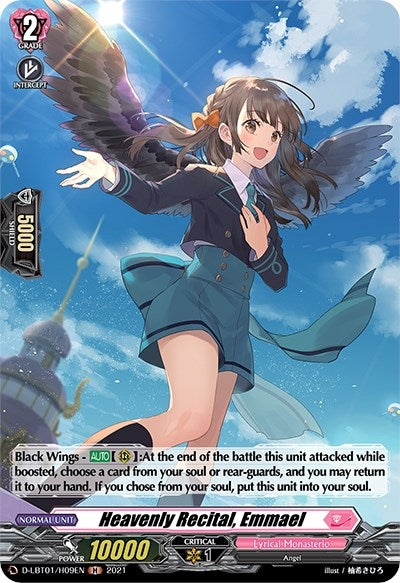 Heavenly Recital Emmael (Holo) (109) [D-LBT01] - Cardfight Vanguard Single