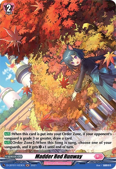 Madder Red Runway (Holo) (123) [D-LBT01] - Cardfight Vanguard Single