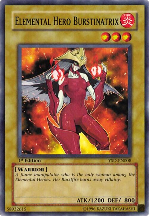 Elemental Hero Burstinatrix (8) - YuGiOh Single