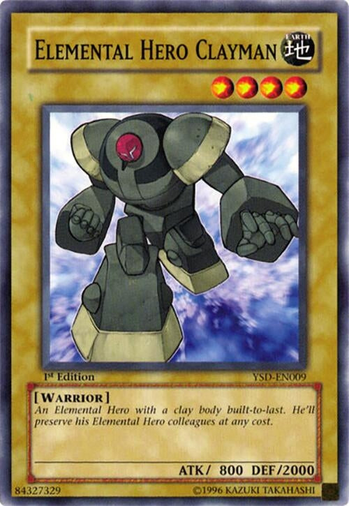 Elemental Hero Clayman (9) - YuGiOh Single