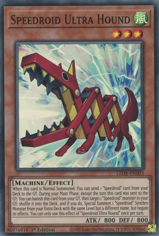 Speedroid Ultra Hound (8003) (LED8) - YuGiOh Single