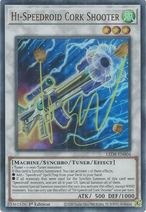 Hi-Speedroid Cork Shooter (8004) (LED8) - YuGiOh Single