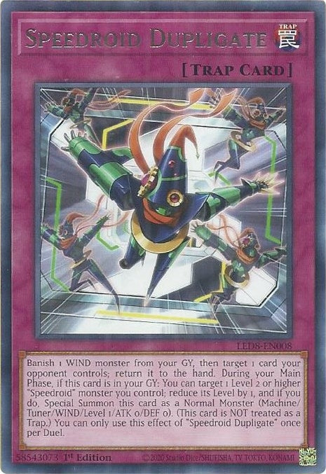 Speedroid Dupligate (8008) (LED8) - YuGiOh Single
