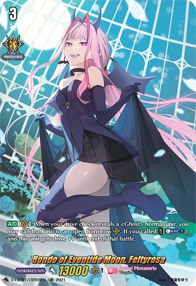 Rondo of Eventide Moon Feltyrosa (LSR) (105) [D-LBT01] - Cardfight Vanguard Single