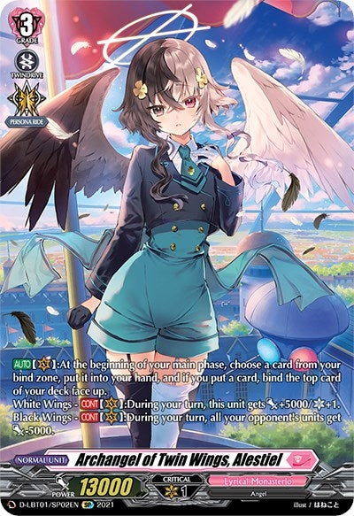 Archangel of Twin Wings Alestiel (SP) (102) [D-LBT01] - Cardfight Vanguard Single
