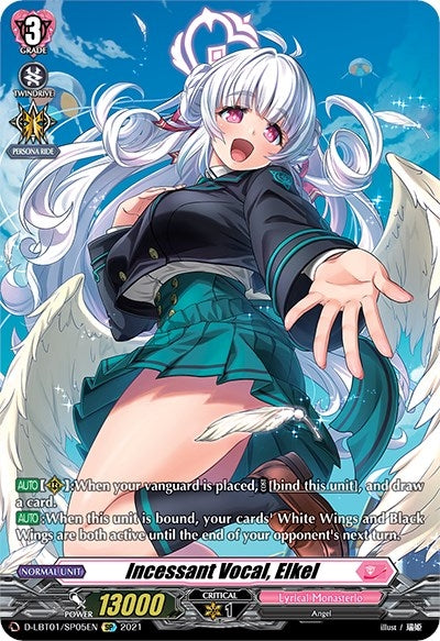 Incessant Vocal Elkel (SP) (105) [D-LBT01] - Cardfight Vanguard Single