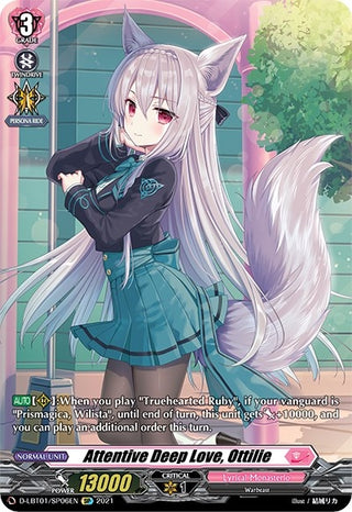 Attentive Deep Love Ottilie (SP) (106) [D-LBT01] - Cardfight Vanguard Single