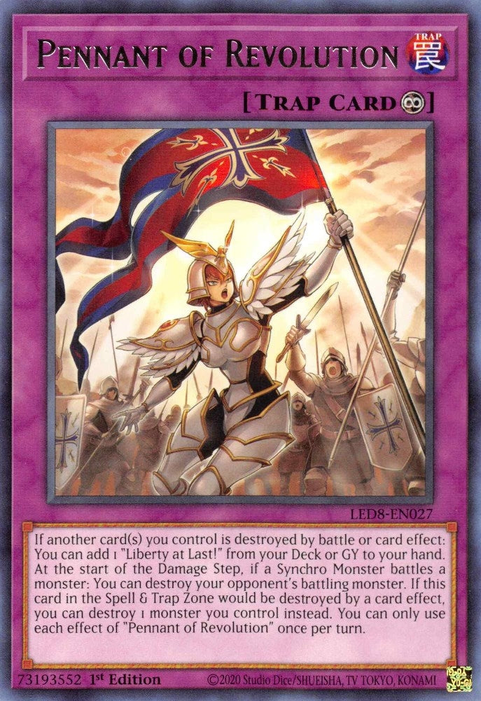 Pennant of Revolution (8027) (LED8) - YuGiOh Single
