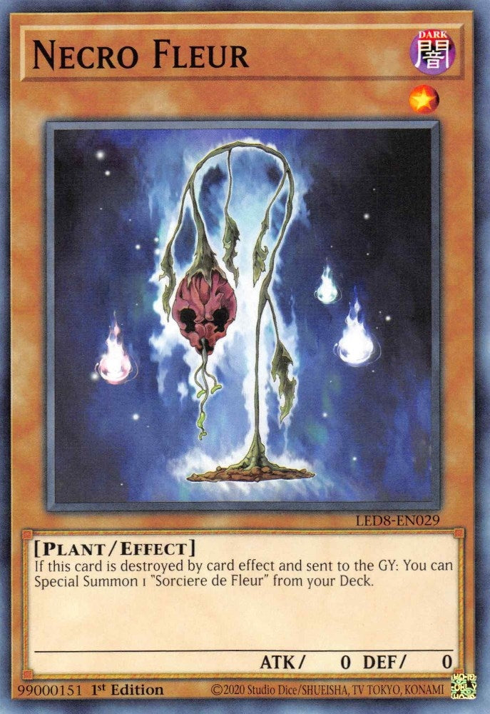 Necro Fleur (8029) (LED8) - YuGiOh Single