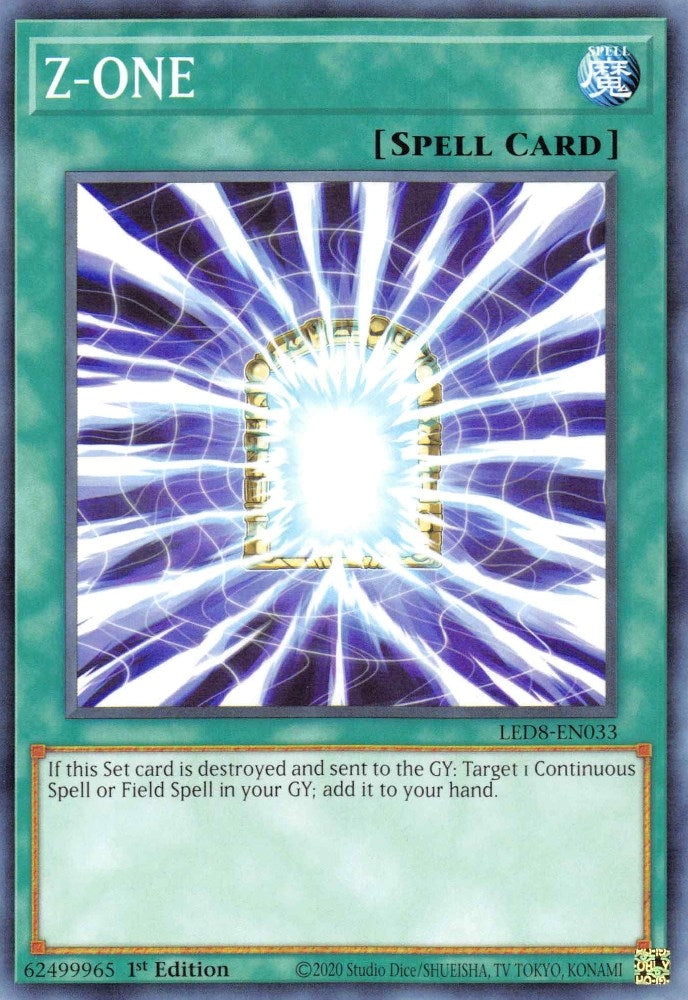 Z-ONE (8033) (LED8) - YuGiOh Single