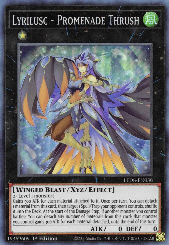 Lyrilusc - Promenade Thrush (8038) (LED8) - YuGiOh Single