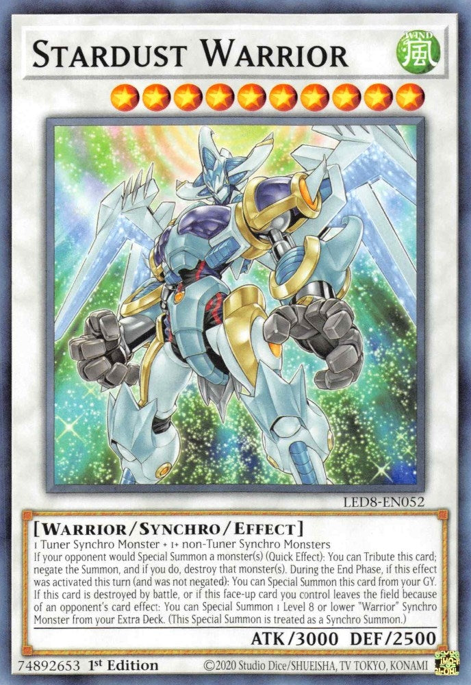 Stardust Warrior (8052) (LED8) - YuGiOh Single