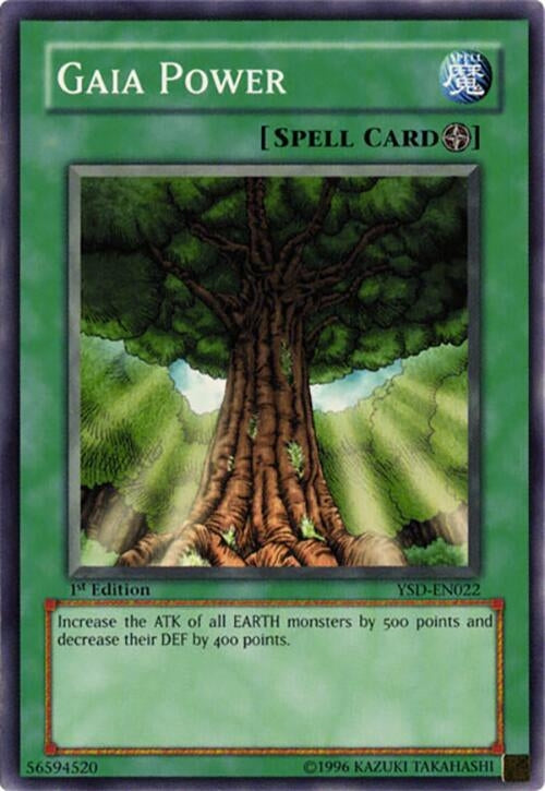 Gaia Power (22) - YuGiOh Single