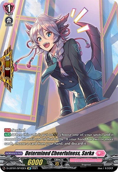 Determined Cheerfulness Sarka (SP) (143) [D-LBT01] - Cardfight Vanguard Single