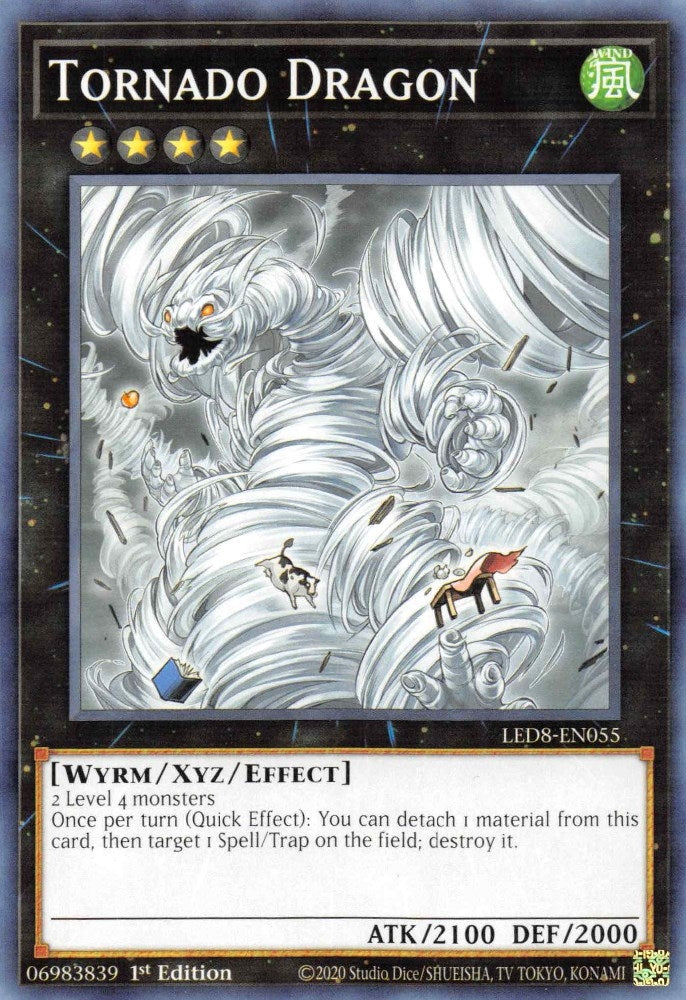 Tornado Dragon (8055) (LED8) - YuGiOh Single