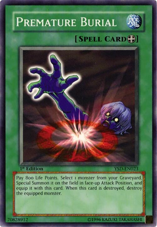 Premature Burial (23) - YuGiOh Single