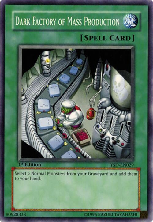 Dark Factory of Mass Production (29) - YuGiOh Single