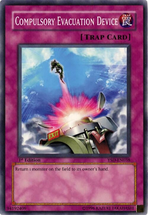 Compulsory Evacuation Device (38) - YuGiOh Single