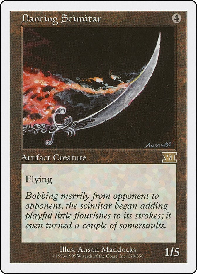 Dancing Scimitar (279) [6ED] - MTG Single