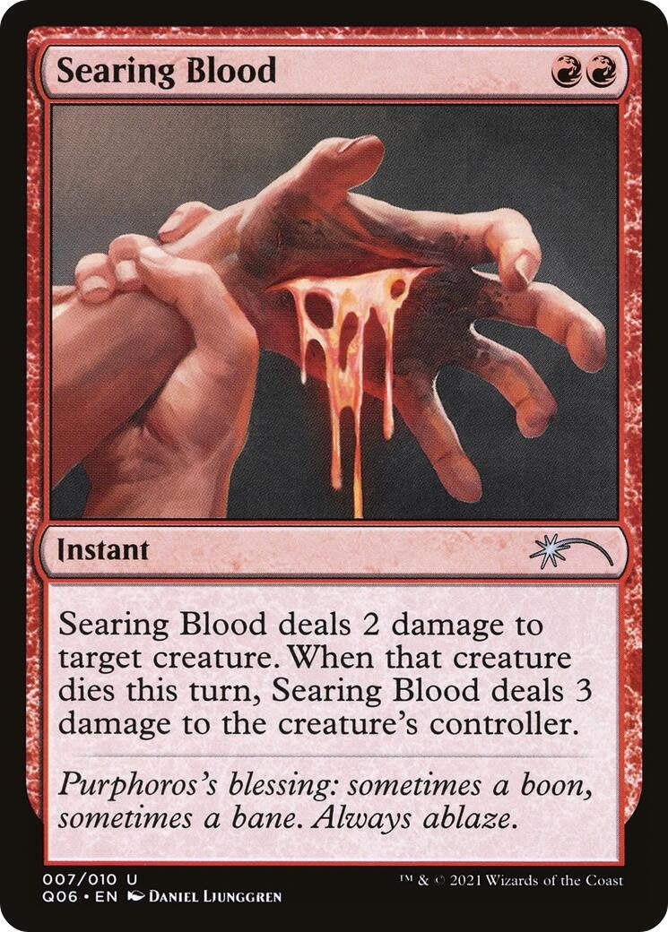 Searing Blood (7) [UMP] - MTG Single