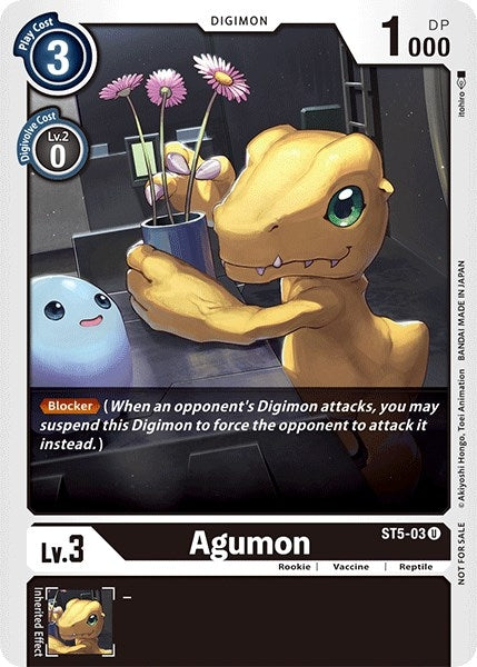 Agumon (Official Tournament Pack Vol.3) (503) [ST-5] - Digimon Card Game Single