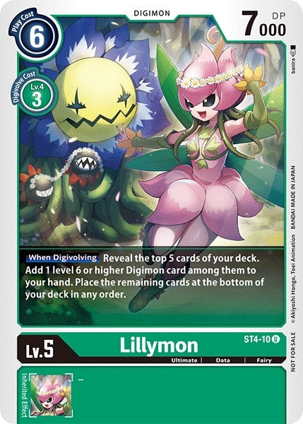 Lillymon (Official Tournament Pack Vol.3) (410) [ST-4] - Digimon Card Game Single