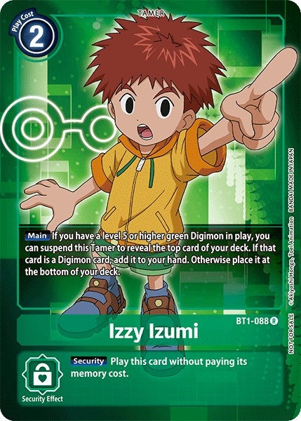 Izzy Izumi (Official Tournament Pack Vol.3) (1088) [BT01-03] - Digimon Card Game Single