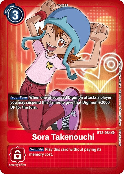 Sora Takenouchi (Official Tournament Pack Vol.3) (2084) [BT01-03] - Digimon Card Game Single