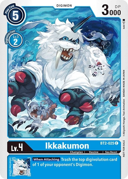 Ikkakumon - BT2-025 (Official Tournament Pack Vol.3) (2025) [BT01-03] - Digimon Card Game Single