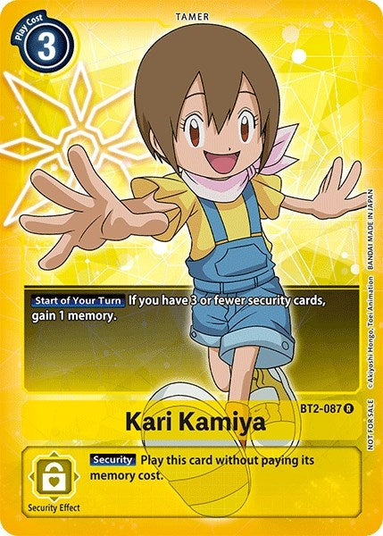 Kari Kamiya (Official Tournament Pack Vol.3) (2087) [BT01-03] - Digimon Card Game Single