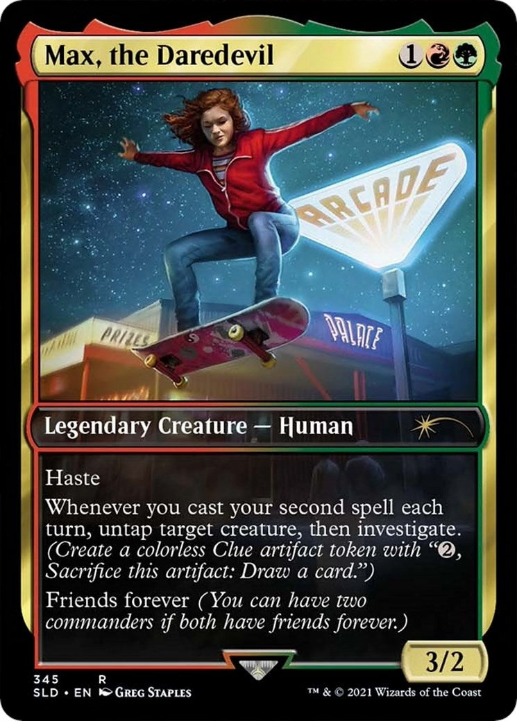 Max the Daredevil (345) [SLD] - MTG Single