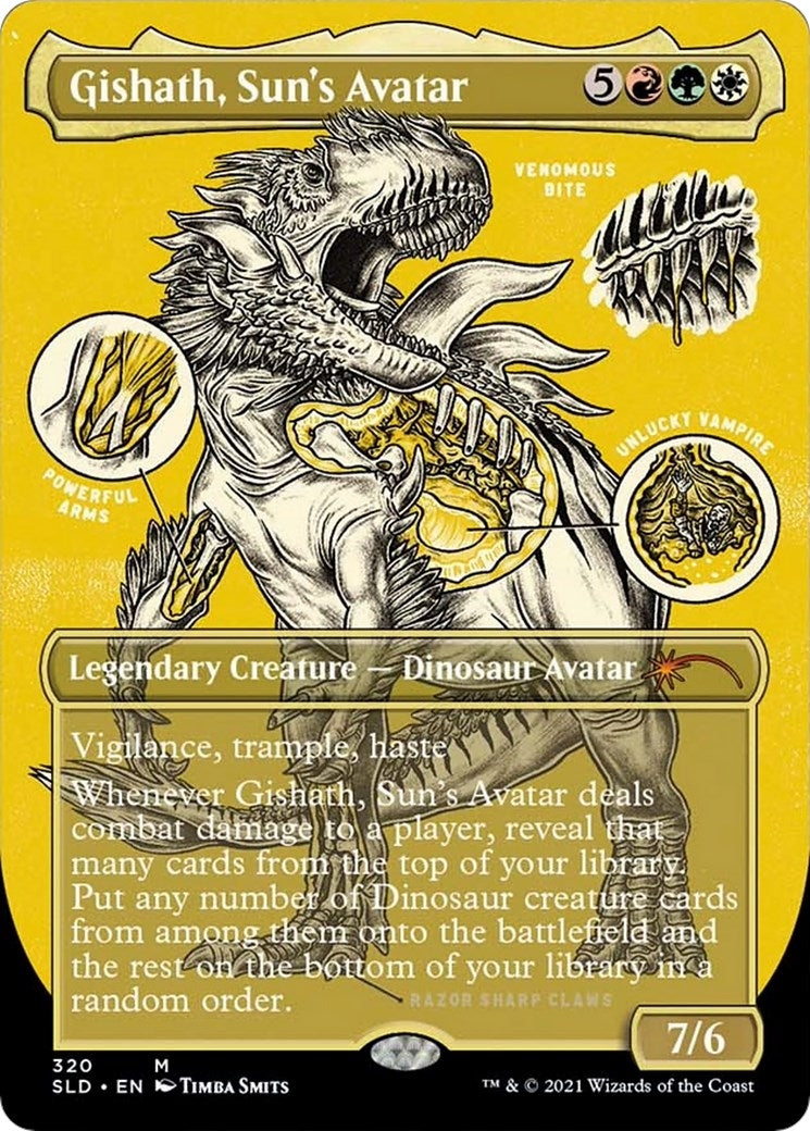 Gishath Sun’s Avatar (Foil Etched) (320) [SLD] - MTG Single