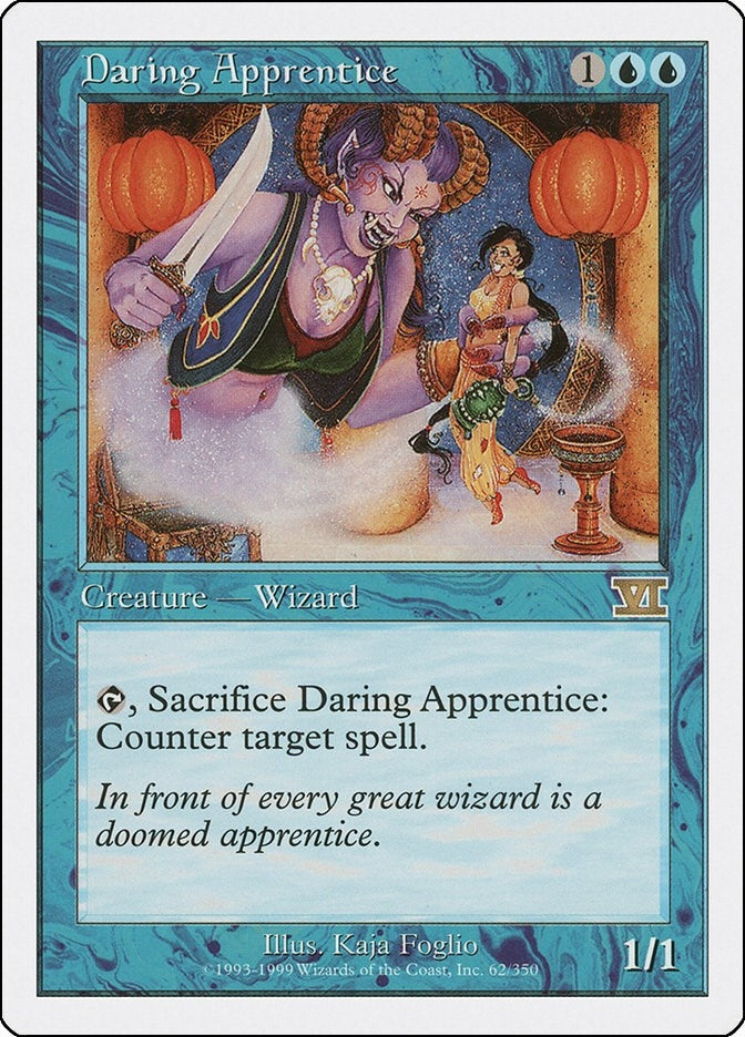 Daring Apprentice (62) [6ED] - MTG Single